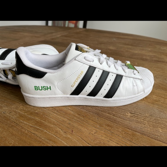 COPY - Size 8.5 - adidas Superstar White Black 2014 Rare Snoop Dogg Bush - Picture 7 of 13
